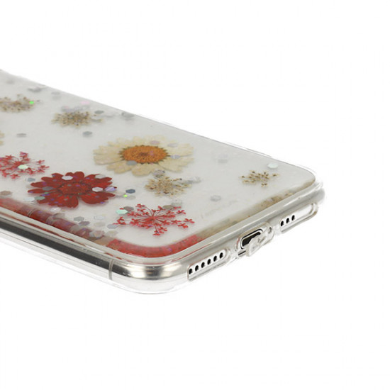 Capa Silicone Dura Com Desenho Flor Vennus Xiaomi Mi 8 Transparente Stella
