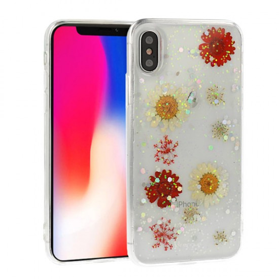 Capa Silicone Dura Com Desenho Flor Vennus Huawei P Smart 2019 Transparente Stella