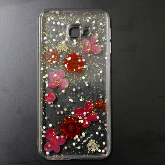 Samsung Galaxy J4 Plus Vennus Real Flower Silicone Case Julia