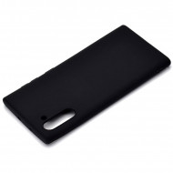 Capa Silicone Samsung Galaxy Note 10 Preto Fosco