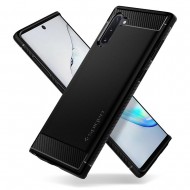 Spigen Rugged Armor Case For Samsung Note 10 Black