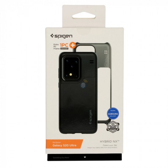 Spigen Hybrid Nx Armor Case For Samsung Galaxy S20 Ultra Black