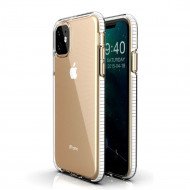 Apple Iphone 11 Pro Silicone Case Flexible Corner Color White / Transparent
