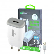 New Science Micro Usb Charger 8600 V8 3.0a Ref: 9949 White