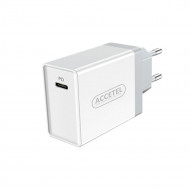 Adaptador Usb Accetel Ac600w Branco 18w Type-C