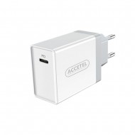 Accetel Ac600w 18 Wats Type-C White Usb Adapter