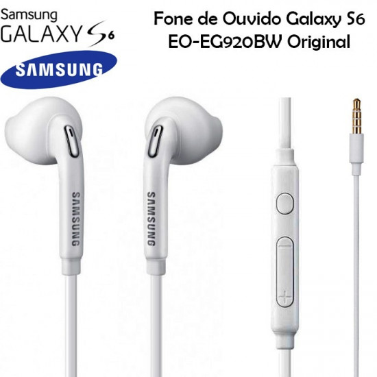  Earphone Samsung Galaxy S6 G920 Eo-Eg920bw White