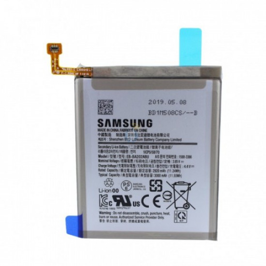 Bateria Samsung Galaxy A20e/A202/Ba202abu 3000mah 3.85v 11.55wh