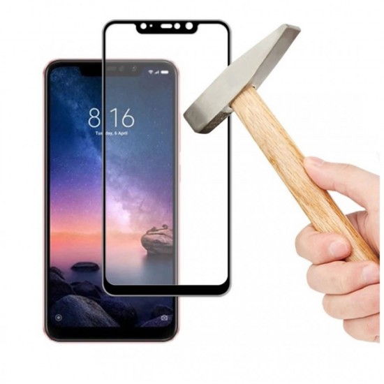 Pelicula De Vidro 5d Completa Xiaomi Mi A2 Lite/Redmi 6 Pro Preto Pelicula De Vidro 5d Completa Xiaomi Mi A2 Lite/Redmi 6 Pro Preto