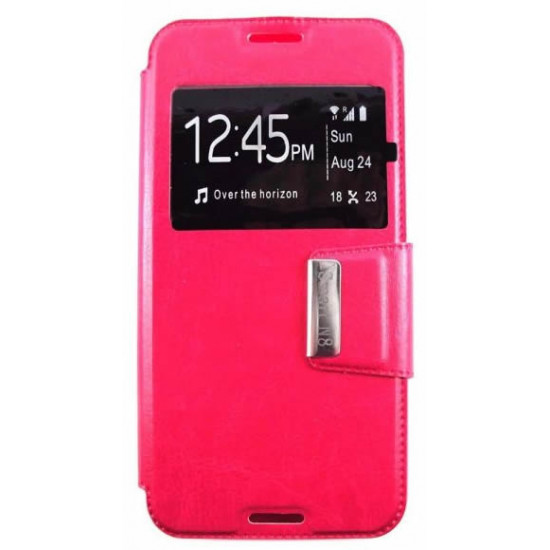 Capa Flip Cover Com Janela Samsung Galaxy S9 Plus G965 Rosa