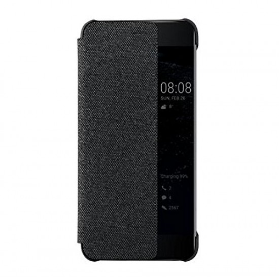 Capa Flip Cover Com Janela E Desenho Huawei Ascend P10 Cinza Smart Cover Preto Capa Flip Cover Com Janela E Desenho Huawei Ascend P10 Cinza Smart Cover Preto
