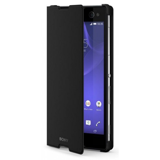 Capa Flip Style Cover Scr15 Para Sony Xperia C3 Black Capa Flip Style Cover Scr15 Para Sony Xperia C3 Black