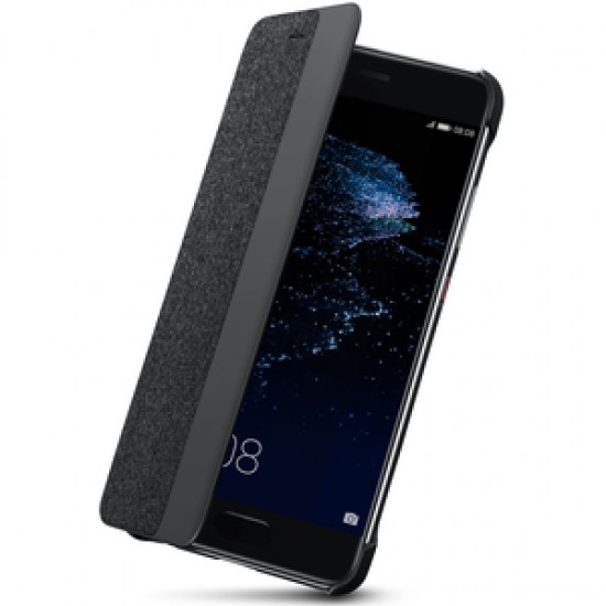Capa Flip Cover Com Janela E Desenho Huawei Ascend P10 Cinza Smart Cover Preto Capa Flip Cover Com Janela E Desenho Huawei Ascend P10 Cinza Smart Cover Preto