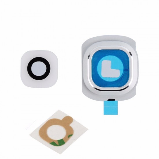 Vidro Da Camera Traseira Samsung Galaxy S6 G920 Branco Vidro Da Camera Traseira Samsung Galaxy S6 G920 Branco