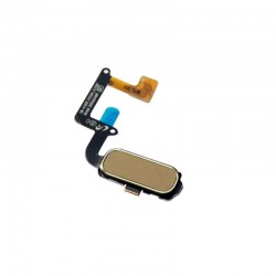 Fingerprint Home Butten Flex Samsung Galaxy A7 2017 A720 Gold