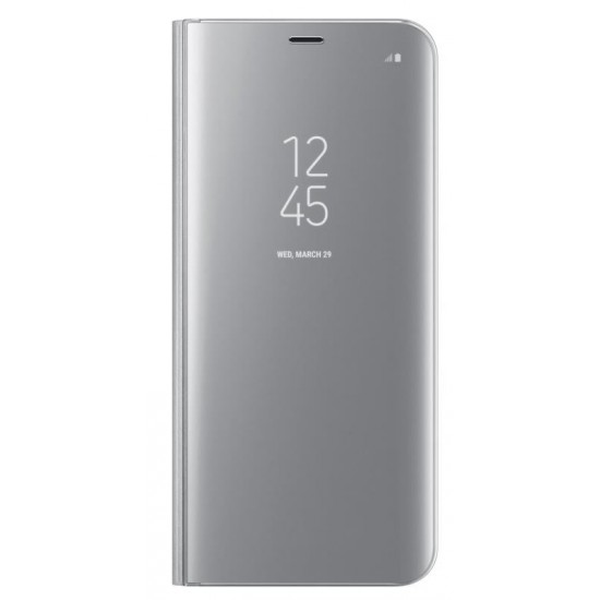 Capa Flip Cover Clear View Samsung Galaxy S8 Plus Prata