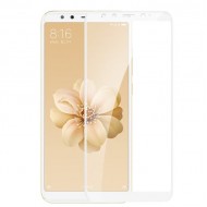 Screen Glass Protector 5d Xiaomi Note 6 Pro / A2 Lite White