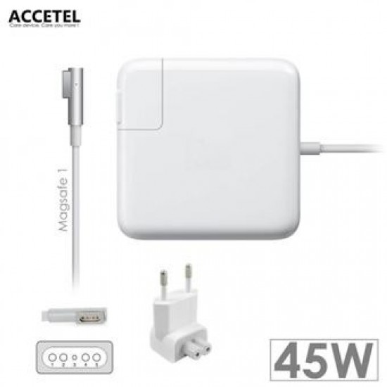 Carregador Accetel Pca-120  Macbook 45w 14.85v 3.05a Original