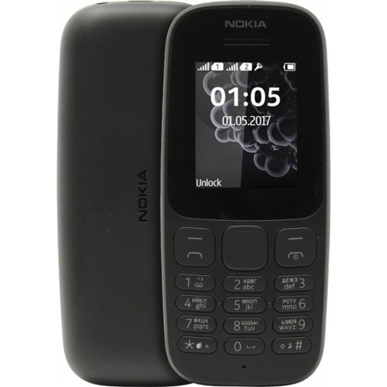 Telemóvel Nokia 105 Ta-1174 Preto 1.7