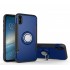 Cover Magnetic Kickstand With Ring Holder 360 Degree Protection For Iphone Xs Max Blue