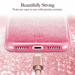 Cover Premium Bling Sparkling For Iphone Xs Pink