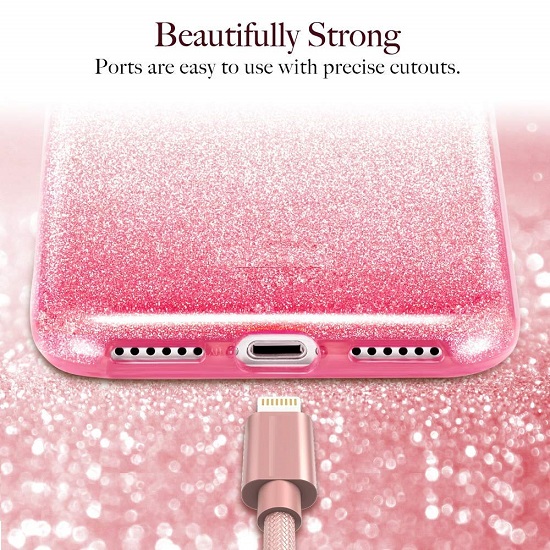 Capa Silicone Gel Brilhante Apple Xr Rosa
