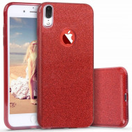 Cover Premium Bling Sparkling For Iphone Xs Red