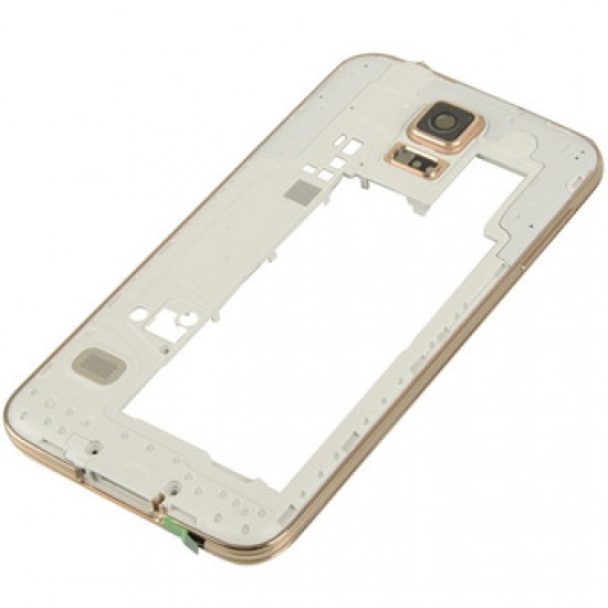 Middle Frame Samsung Galaxy S5 I9600 Dourado Middle Frame Samsung Galaxy S5 I9600 Dourado