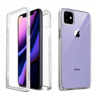 Capa Silicone Hard Case 360 Apple Iphone 11 Pro Max Transparent