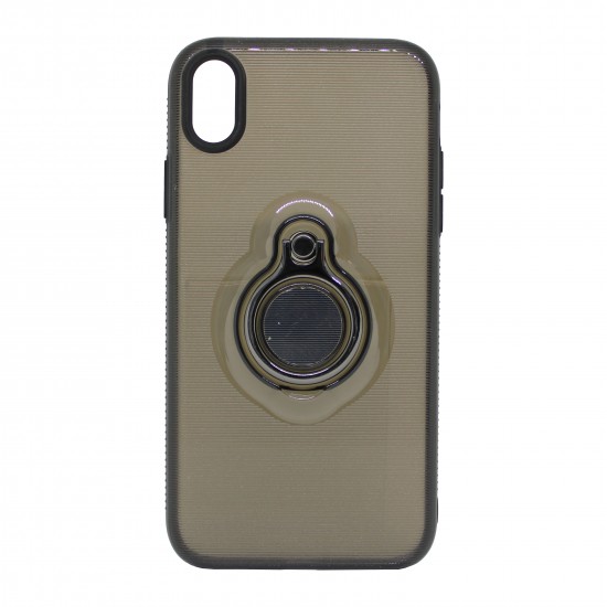 Capa Silicone Tpu Com Anel De Dedo Apple Iphone Xs Max Preto Capa Silicone Tpu Com Anel De Dedo Apple Iphone Xs Max Preto