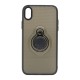 Capa Silicone Tpu Com Anel De Dedo Apple Iphone Xs Max Preto Capa Silicone Tpu Com Anel De Dedo Apple Iphone Xs Max Preto
