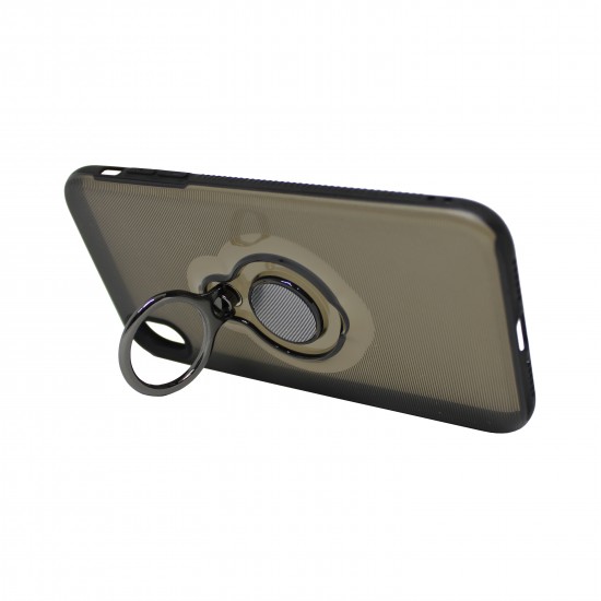 Capa Silicone Tpu Com Anel De Dedo Apple Iphone Xs Max Preto Capa Silicone Tpu Com Anel De Dedo Apple Iphone Xs Max Preto
