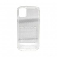 Capa Silicone Dura Anti-Choque Apple Iphone 12 Pro Max Transparente