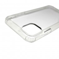 Capa Silicone Dura Anti-Choque Apple Iphone 12 Pro Max Transparente