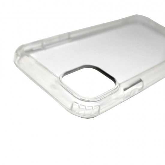 Capa Silicone Dura Anti-Choque Apple Iphone 12/12 Pro Transparente