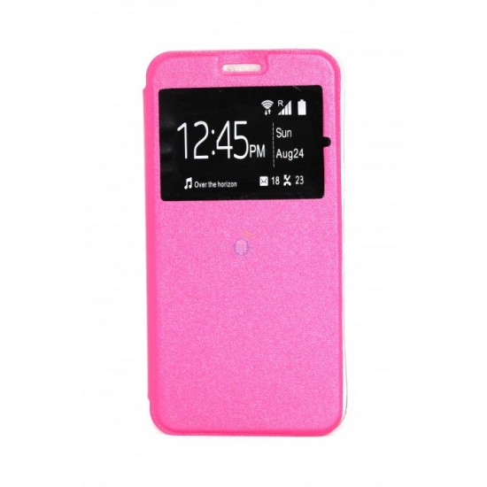 Capa Flip Cover Com Janela Alcatel 3x 2019 Rosa