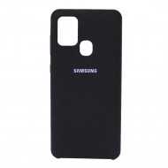 Samsung Galaxy A21s Silicone Case Black Premium 