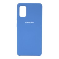 Capa Silicone Gel Samsung Galaxy A41 Azul Premium