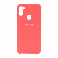 Samsung Galaxy A11 Silicone Case Shock Pink Premium 