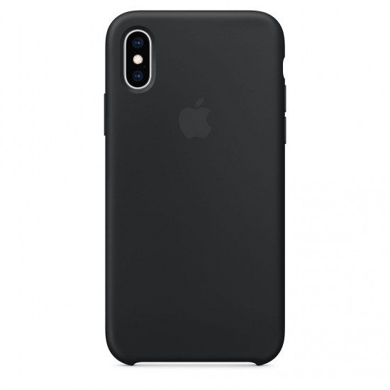 Apple Iphone Xs Max Silicone Case Black Premium 