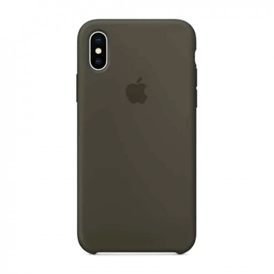 Apple Iphone Xs Max Silicone Case Grey Premium 