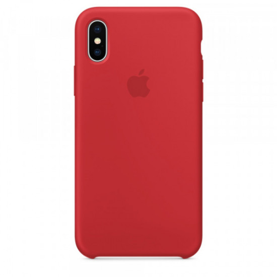 Capa Silicone Gel Apple Iphone Xs Max Vermelho Premium
