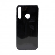 Silicone Cover Shiny Case Huawei P40 Lite E Black