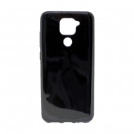 Capa Silicone Gel Xiaomi Redmi Note 9 Preto Brilhante