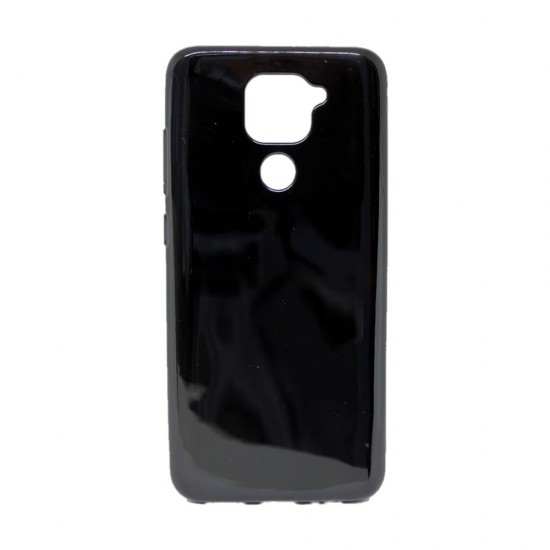 Capa Silicone Gel Xiaomi Redmi Note 9 Preto Brilhante