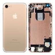 Tampa Traseira Apple Iphone 7 Plus Com Flex Dourado