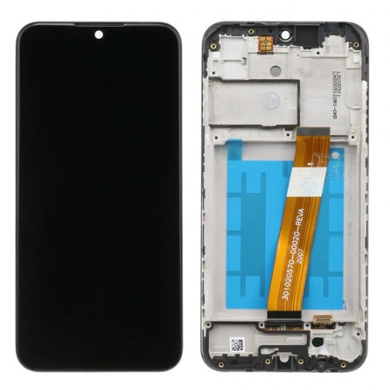 Touch+Display Com Frame Samsung Galaxy A01/A015 5.7" Preto Touch+Display Com Frame Samsung Galaxy A01/A015 5.7" Preto