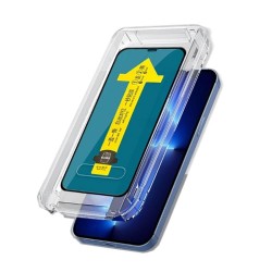 Pelicula De Vidro 5d Completa Apple Iphone 12/Iphone 12 Pro Preto Auto Aplicação