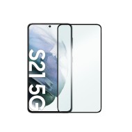 Screen Glass Protector 5d Samsung Galaxy S21 Black with Fingerprint