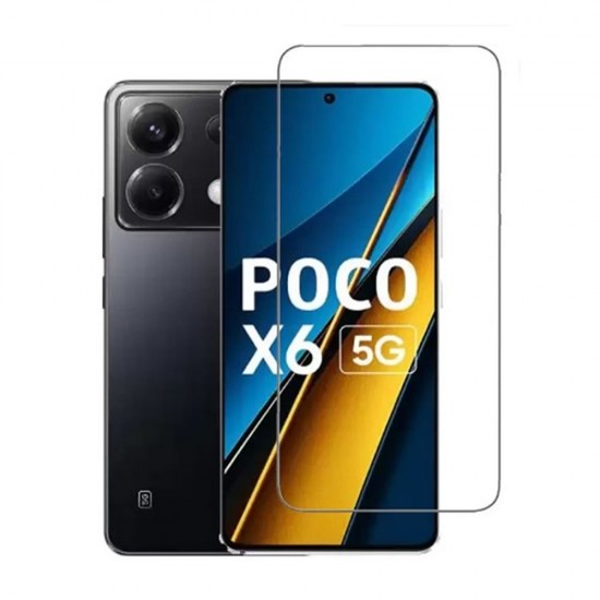 Pelicula De Vidro Xiaomi Poco X6 Pro 6.67" Transparente